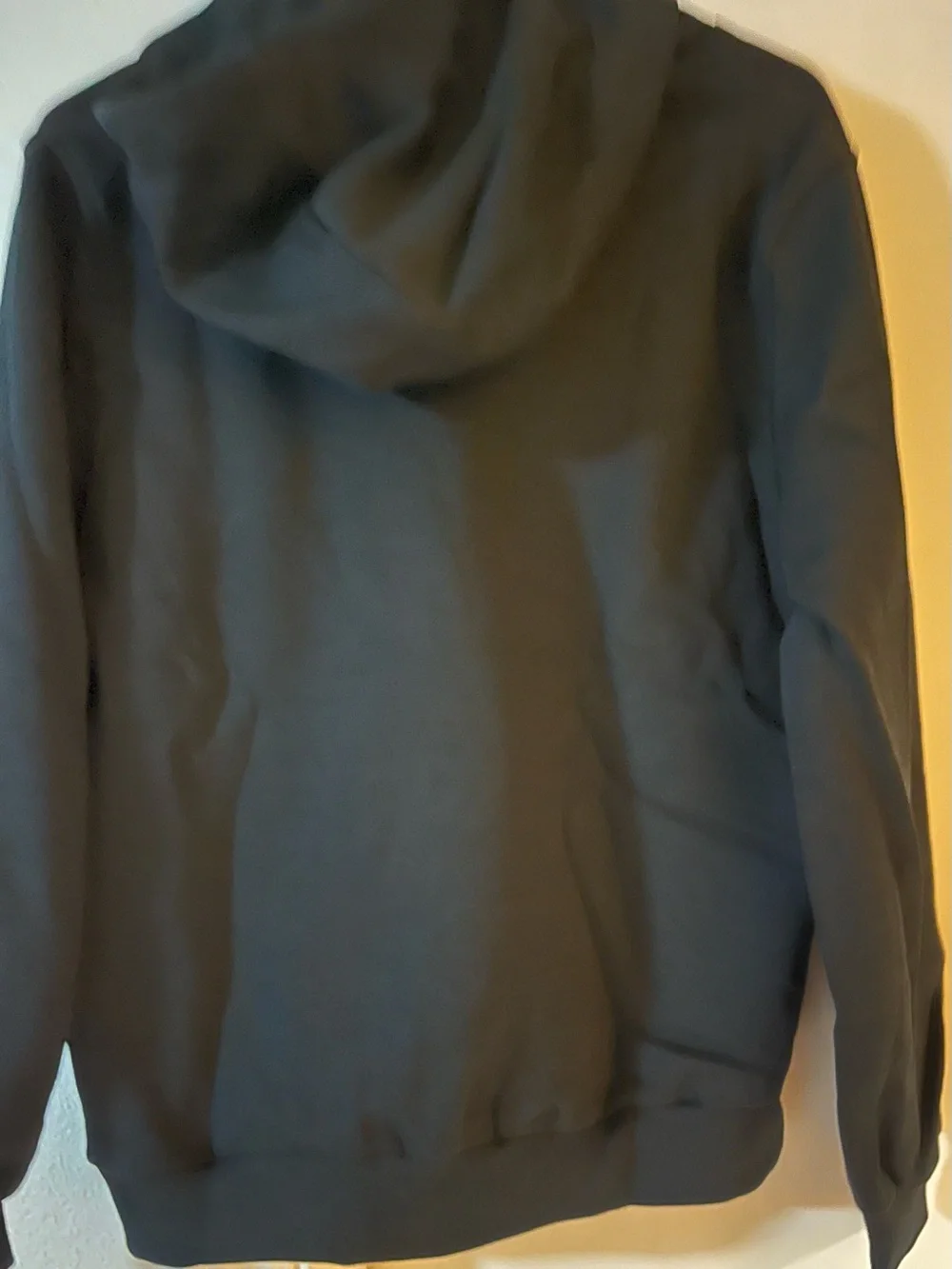 Nike Black Hoodie with White Swoosh Logo